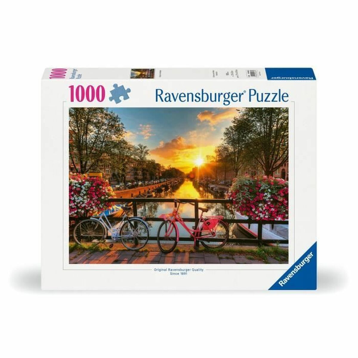 Puslespill Ravensburger Bicycles in Amsterdam